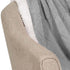 King Platinum Geometric Fleece Woven Plush Blanket