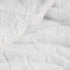King White Fleece Knitted Plush Blanket