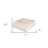 Queen Ivory Cotton Waffle Weave Blanket