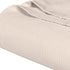 Queen Ivory Cotton Waffle Weave Blanket
