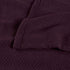 Queen Plum Cotton Woven Chevron Blanket