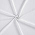 Queen White Cotton Woven Chevron Blanket