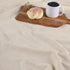 King Ivory Cotton Woven Chevron Blanket