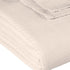 King Ivory Cotton Woven Chevron Blanket
