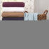 King Light Blue Cotton Woven Chevron Blanket
