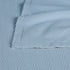 King Light Blue Cotton Woven Chevron Blanket