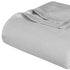 King Silver Cotton Waffle Weave Blanket