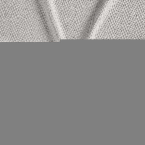 King Silver Cotton Waffle Weave Blanket