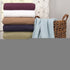 Twin Ivory Chevron Cotton Woven Blanket