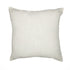 24" Taupe and Ivory Geometric Cotton Blend Throw Pillow With Embroidery