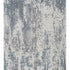 5' X 8' Gray and Ivory Abstract Area Rug