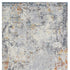 8' X 10' Gray and Ivory Abstract Area Rug