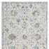 5' X 8' Ivory and Blue Floral Area Rug