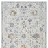 5' X 8' Ivory and Blue Floral Area Rug