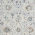 5' X 8' Ivory and Blue Floral Area Rug