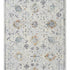 5' X 8' Ivory and Blue Floral Area Rug