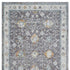 5' X 8' Gray and Ivory Floral Area Rug