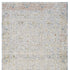 5' X 8' Ivory and Blue Floral Area Rug