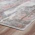 9' X 12' Gray and Pink Abstract Hand Loomed Area Rug