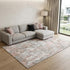 9' X 12' Gray and Pink Abstract Hand Loomed Area Rug