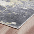 9' X 12' Gray and Yellow Abstract Hand Loomed Area Rug