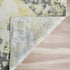 9' X 12' Gray and Yellow Abstract Hand Loomed Area Rug
