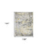 9' X 12' Gray and Yellow Abstract Hand Loomed Area Rug