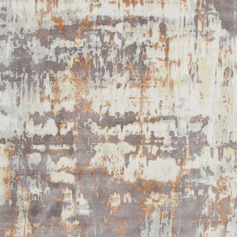 9' X 12' Brown and Tan Abstract Wool Blend Hand Loomed Area Rug