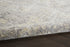 5' X 8' Gray And Beige Floral Non Skid Area Rug With Fringe