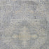 5' X 8' Blue Gray And Cream Floral Non Skid Area Rug With Fringe