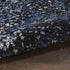 6' X 9' Blue And Black Abstract Area Rug