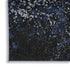 6' X 9' Blue And Black Abstract Area Rug