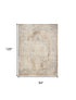 8' X 10' Beige Geometric Area Rug