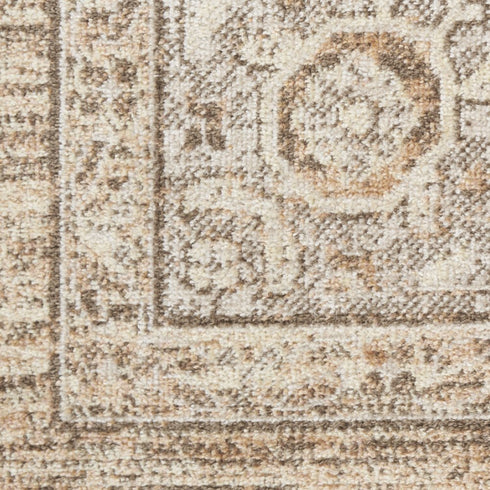 8' X 10' Beige Geometric Area Rug