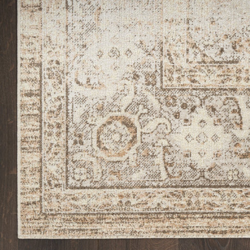 8' X 10' Beige Geometric Area Rug