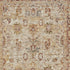 5' X 8' Ivory And Red Floral Distressed Area Rug