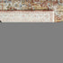 5' X 8' Ivory And Brown Floral Distressed Area Rug