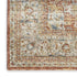 5' X 8' Ivory And Brown Floral Distressed Area Rug