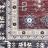 8' X 10' Beige Red And Gray Oriental Distressed Non Skid Area Rug