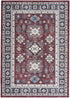 8' X 10' Beige Red And Gray Oriental Distressed Non Skid Area Rug