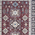8' X 10' Beige Red And Gray Oriental Distressed Non Skid Area Rug