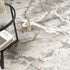 8' X 10' Ivory Black and Gray Abstract Non Skid Area Rug