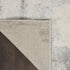 9' X 12' Ivory Black and Gray Abstract Non Skid Area Rug