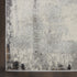 9' X 12' Ivory Black and Gray Abstract Non Skid Area Rug