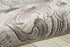 8' Gray Damask Runner Rug