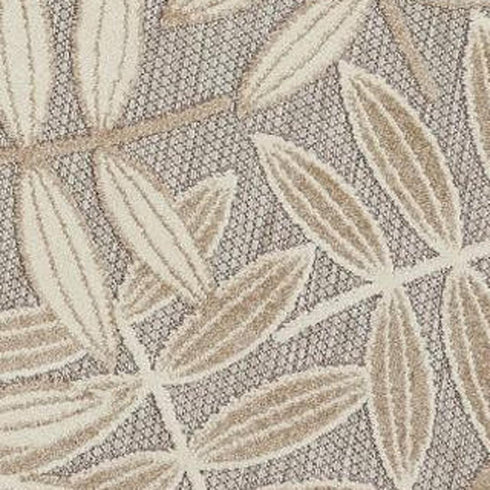 7' X 10' Ivory Abstract Power Loom Area Rug