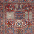 8' X 10' Ivory Red And Blue Oriental Distressed Non Skid Area Rug