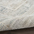 8' X 10' Ivory Blue and Gray Geometric Non Skid Area Rug