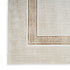 9' X 12' Gray Ivory and Cream Geometric Non Skid Area Rug
