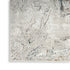 8' X 10' Ivory Gray and Brown Abstract Non Skid Area Rug